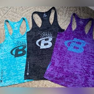 Bodybuilding dot com tank lot 3 tanks excellent condition S M Large